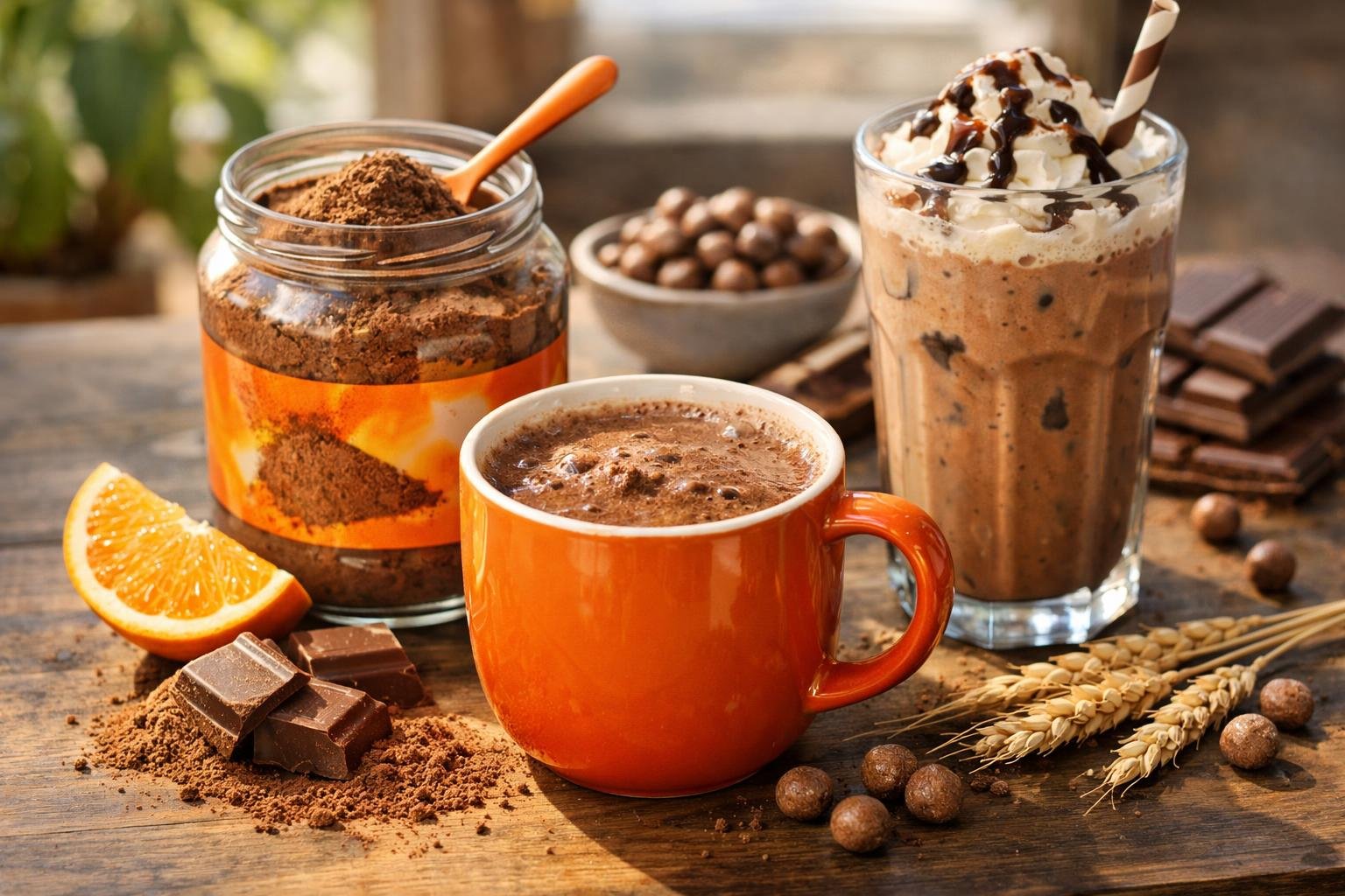 Ovomaltine instant porital, kakaó, és maláta a reggeli frissítők között