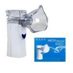 Hordozható ultrahangos inhalátor zsebméretű designnal.