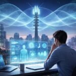 Ábra a 5G-hálózatok és emberi test közötti összefüggéseket szemléltetve, bizonyítékokra utalva