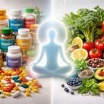 Ábra a vitaminok túladagolásának kockázatáról, különösen többféle étrend-kiegészítő egyidejű használatánál.